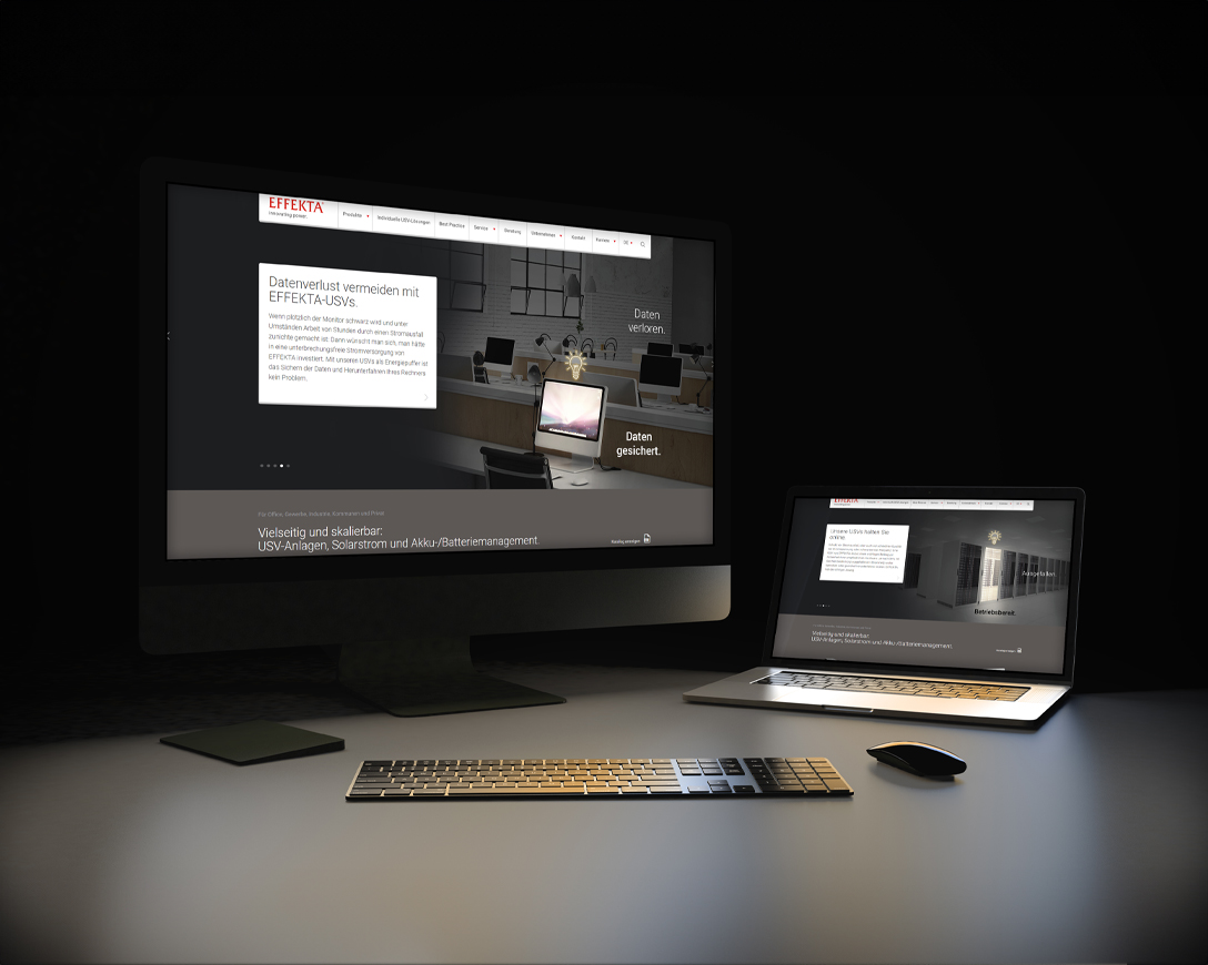 Effekta Desktop Laptop Mockup