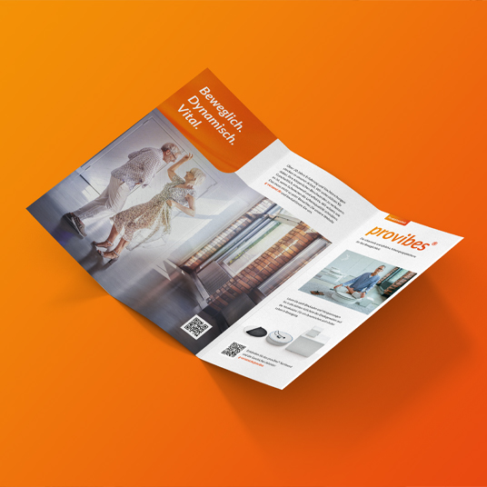 Mockup Flyer Heine Gesundheitsversand