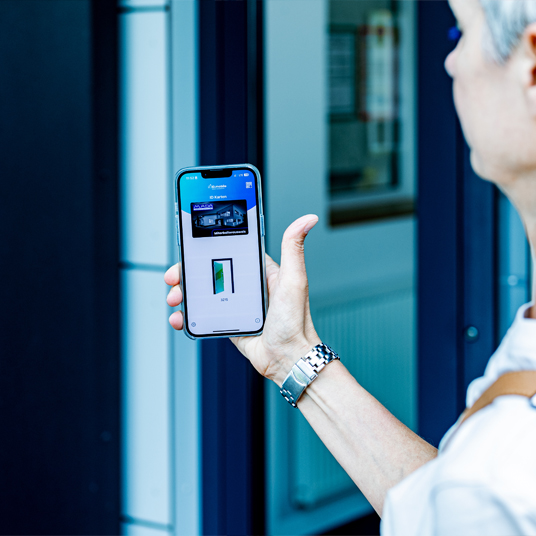 Zugang mit dem Smartphone